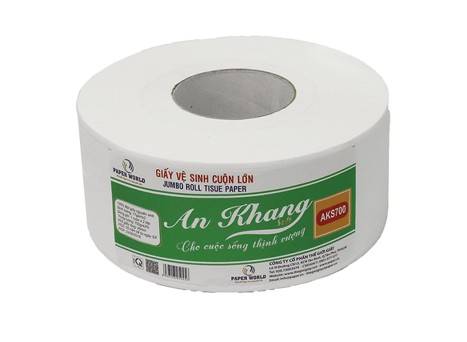 Giấy vệ sinh An Khang cuộn lớn